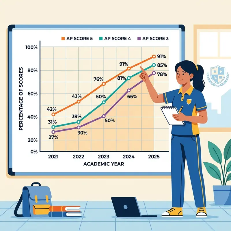 AP Exam Score Trends